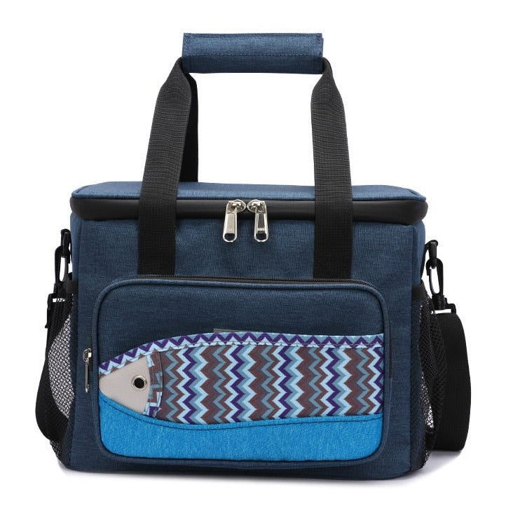 Petite Glacière Souple Isotherme Bleue,  sac a dos isotherme