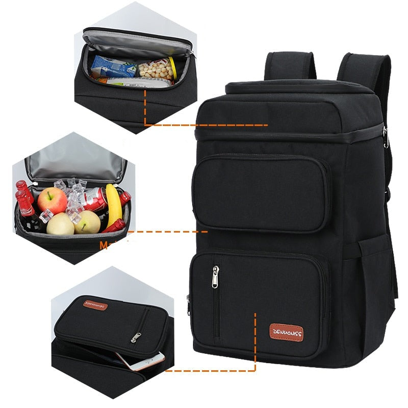 Sac à Dos Isotherme Trent Noir,  sac à dos isotherme professionnel