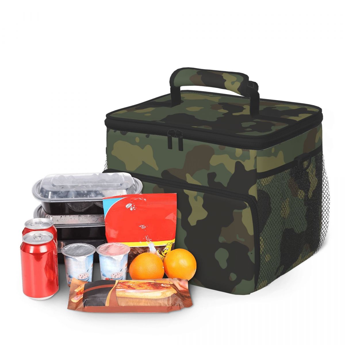 Glacière Souple Isotherme Camouflage Militaire,  sac isotherme gamelle