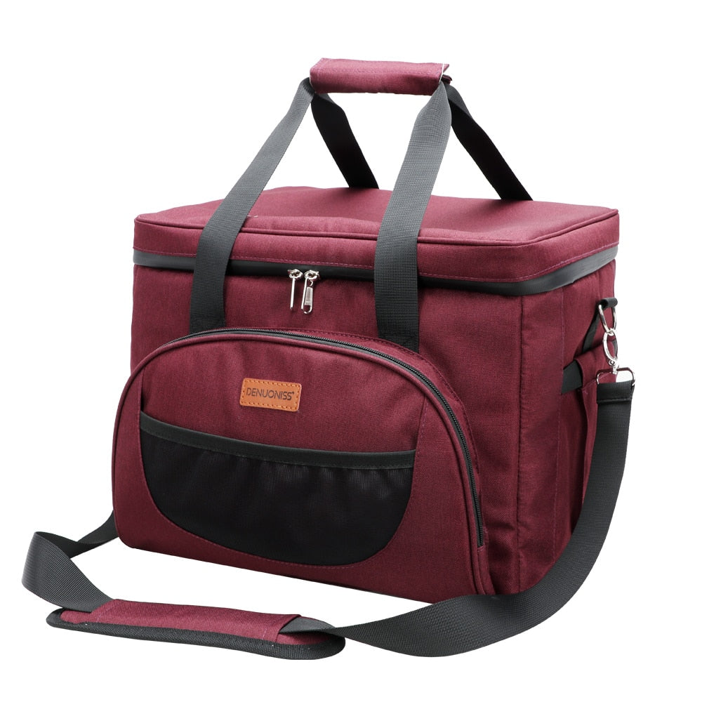 Glacière Souple Isotherme 16/28l Bordeaux,  sac isotherme froid