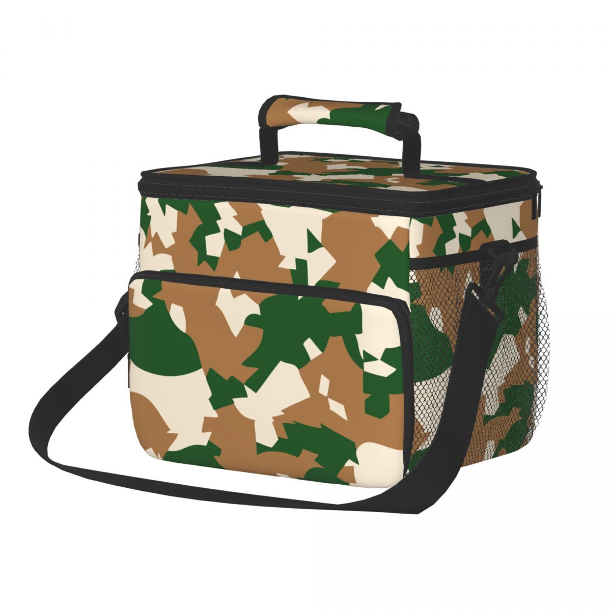 Glacière Souple Isotherme Camouflage Grande Capacité,  sac isotherme gamelle