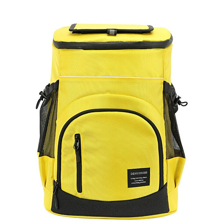Sac à Dos Isotherme Étanche Jaune,  sac à dos isotherme livraison repas